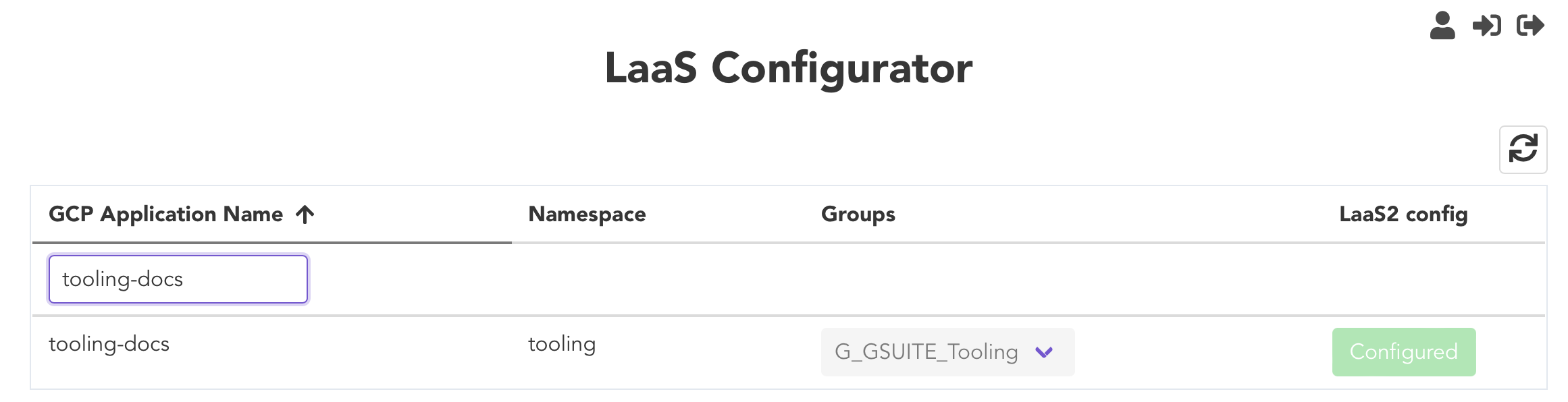 Configured